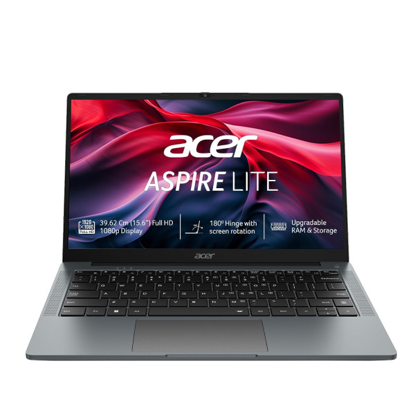 Image of Acer Aspire Lite Metal,AMD Ryzen 3 7330U, 8 GB DDR4 RAM/512 GB SSD, 15.6" FHD IPS Display, Win 11Home, Steel Grey, 1.65 Kg, AL15-42, Backlit Keyboard, Thin &amp; Light Laptop