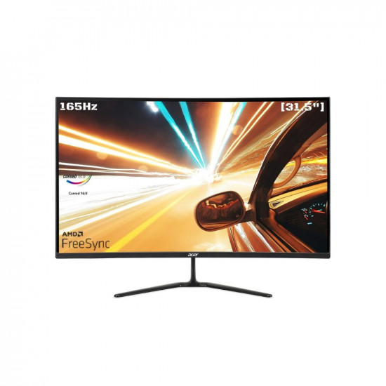 Acer ED320QR 31.5 Inch Full HD (1920x1080 Pixels) VA Panel Curved Gaming LCD Monitor with LED Backlight with 165Hz Refresh Rate AMD Free Sync and 2 X HDMI 1 X Display Port, Eye Care Features, Black