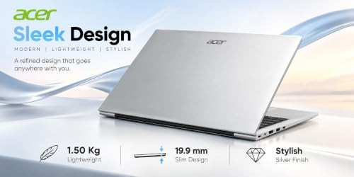 Acer One 15 2026 AMD Ryzen 3 Quad Core 7320U - 8 GB LPDDR5512 GB SSDAMD Radeon 610M GraphicsWindows 11 Home Thin and Light Laptop156 FHDSilverCopilot Key15 KgMSO 20243 Years Warranty - Image 4