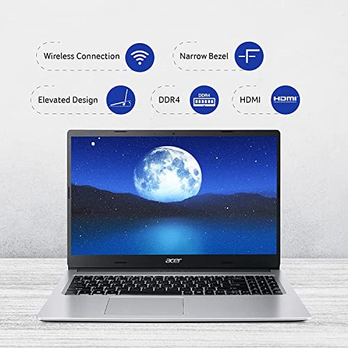 Acer One15 2026 AMD Ryzen 3 Quad Core 7320U - 8 GB LPDDR5512 GB SSDAMD Radeon 610MWindows 11 Home Thin and Light Laptop156 FHD DisplaySilverCopilot Key15 KgMSO 20243 Years Warranty - Image 3