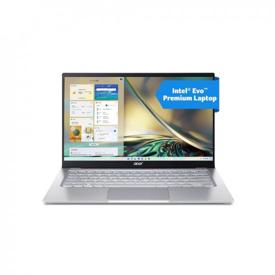 Acer Swift 3 Premium Thin & Light Laptop Intel EVO Core i5 12th Gen (8GB/512GB SSD/Windows 11 Home/MS Office/1.2kg/Backlit Keyboard/Fingerprint Reader/All Metal Body)SF314-512 with 14