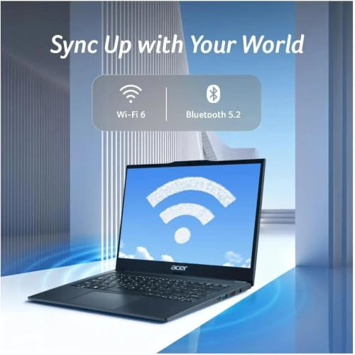 Acer Travel Lite 2026 AMD Ryzen 5 Hexa Core 7430U - 16 GB512 GB SSDAMD Radeon GraphicsWindows 11 Home TL04-41M Light Laptop140 FHD DisplayBlackMetal BodyCopilot Key134 KgMSO 2024 - Image 4