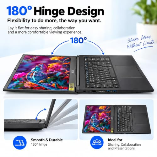 Acer Travel Lite 2026 AMD Ryzen 5 Hexa Core 7430U - 16 GB512 GB SSDAMD Radeon GraphicsWindows 11 Pro Thin Light Laptop156 FHDBlackMetal BodyCopilot Key15 KgMSO 20243 Years Warranty - Image 4