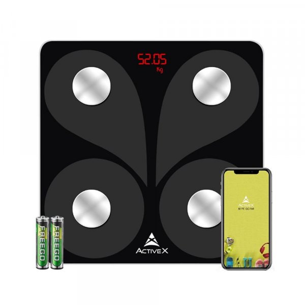 ActiveX (Australia) Savvy Smart Bluetooth Digital Bathroom Body Weight Body Fat BMI Scale Weight Machine