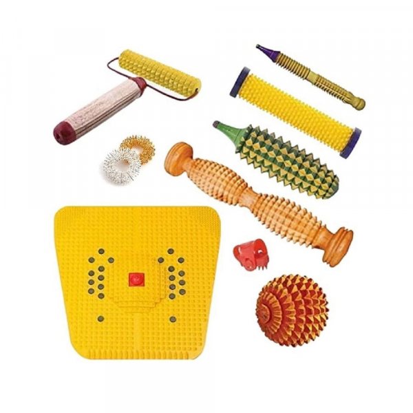 Acupressure Health Care Product ACS Acupro Health Care System ACS Wooden Foot Roller for Acupressure