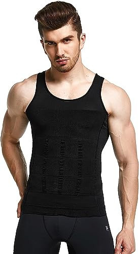 ADAÂ® Premium Men's Compression Tank Top, Slimming Body Shaper Vest, Tummy  Control Undershirts for Men 