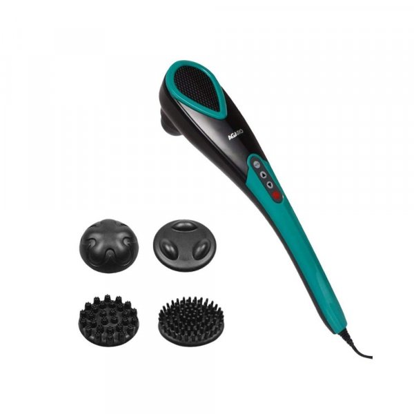 AGARO Comfort Electric Handheld Full Body Hammer Massager with 5 Massage Heads