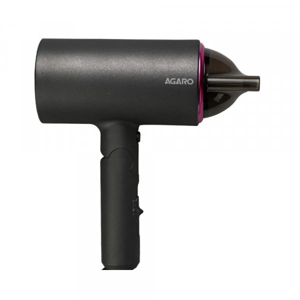 AGARO HD-1214 Premium Hair Dryer with 1400 Watts Motor, 3 Temperature Settings &amp; Cool Shot Button- Black