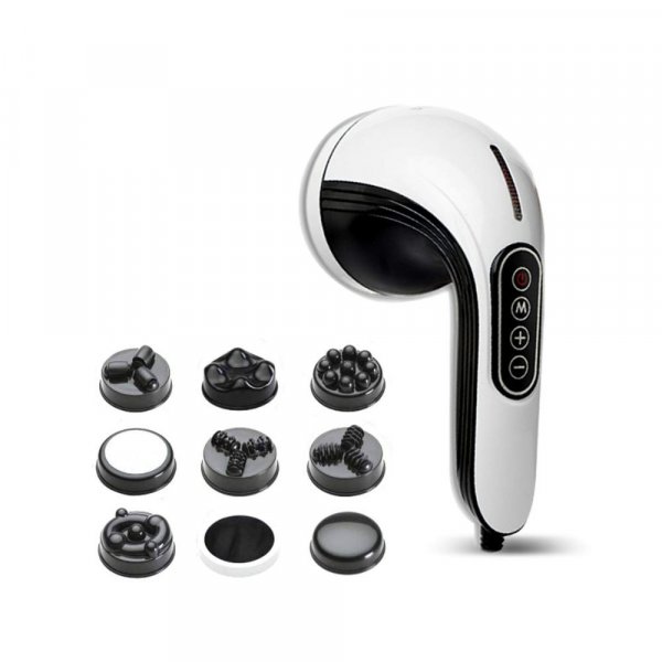 AGARO MARVEL Electric Handheld Full Body Massager with 8 Massage Heads