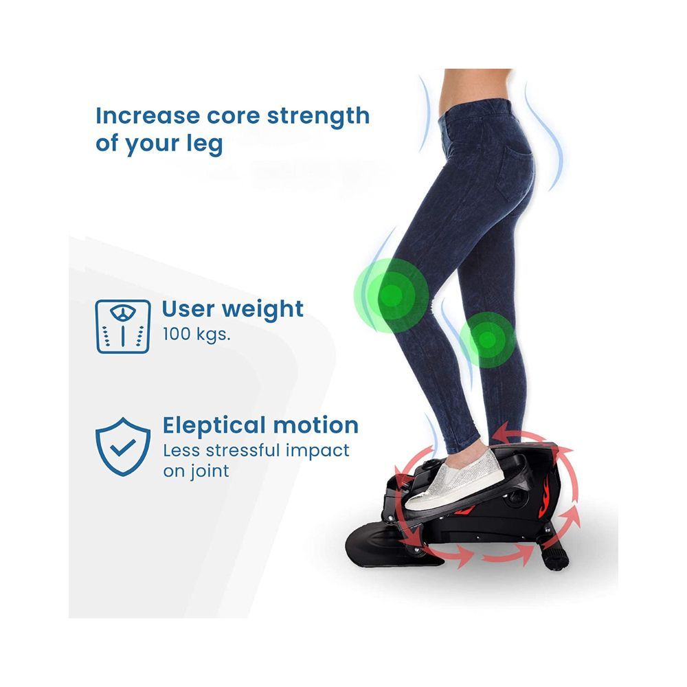Agaro Royal Under Desk Elliptical Exercise Machine Mini Exercise Bike Cycle for Home Office Workout Exercise
