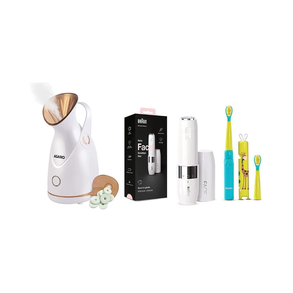 AGAROFace Mini Hair Remover FS1000, Electric Facial Hair Removal for Women