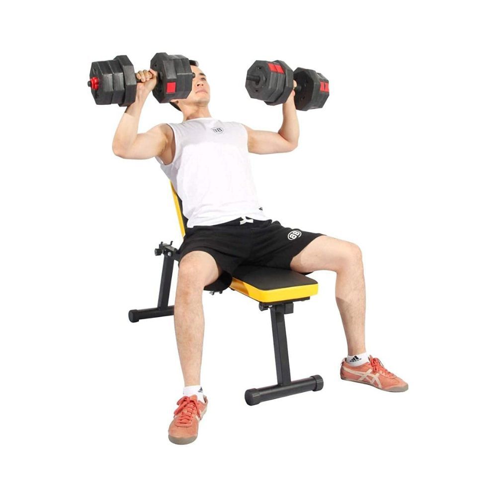 Allyson Fitness Folding Dumbbell Bench Height Adjustable Incline Exercise Bench
