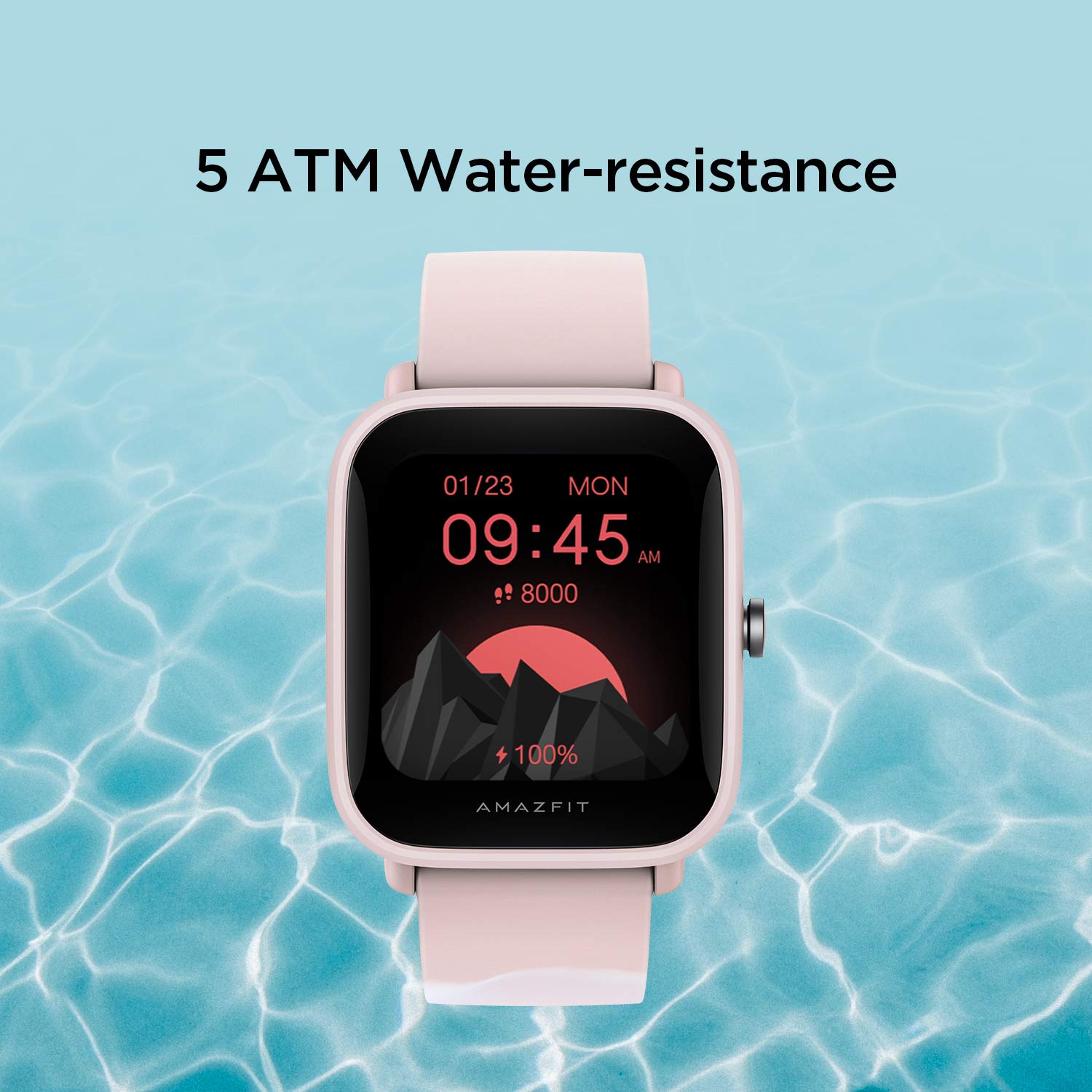 Amazfit Bip U Pro Smart Watch (Pink)