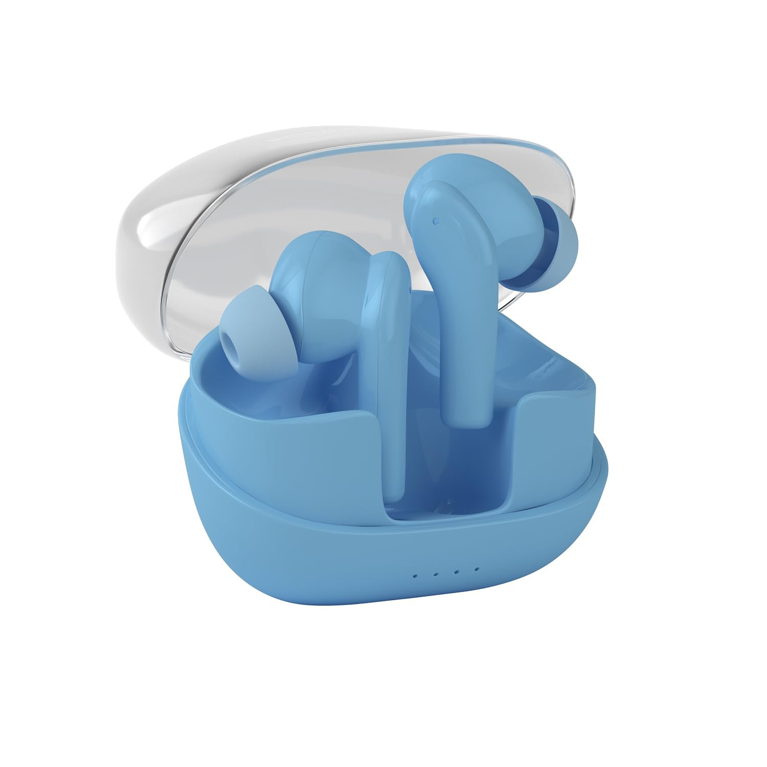 amazon basics TWS in-Ear Earbuds P50 with Fast Charging up to 50 Hours of Playtime  Dual 10mm Driver  IPX4 Water-Resistance  Bluetooth 53  Quad Mic with ENC  Touch Control Light Blue