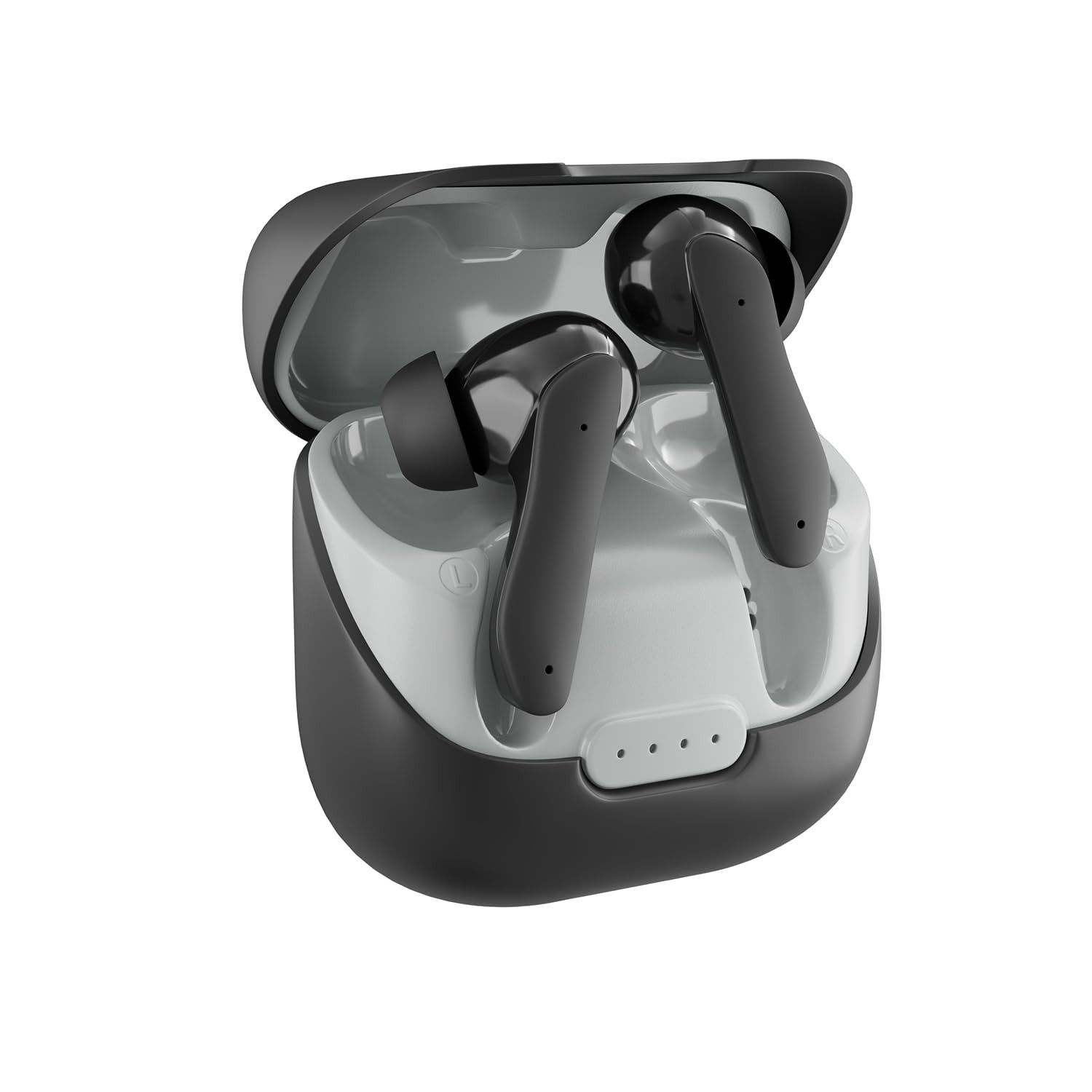 amazon basics TWS in-Ear Earbuds P65 with Fast Charging up to 65 Hours of Playtime  Dual 10mm Driver  IPX4 Water-Resistance  Bluetooth 53  Quad Mic with ENC  Touch Control Black