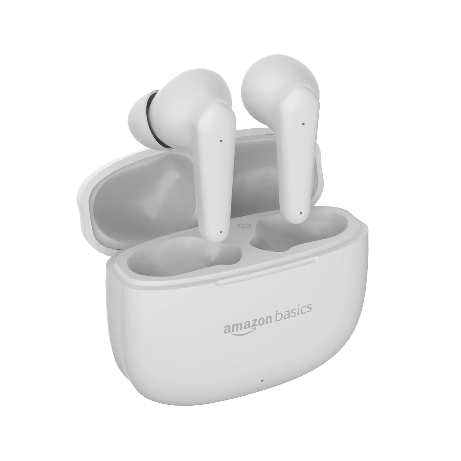 amazon basics TWS in-Ear Earbuds S94 with Fast Charging up to 40 Hours of Playtime  Dual 10mm Driver  IPX4 Water-Resistance  Bluetooth 53  Touch Control White