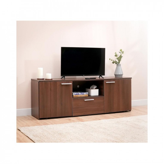 Amazon Brand - Solimo Cygnus Engineered Wood 2 Door TV Cabinet / TV Entertainment Unit (Brown, Oak )