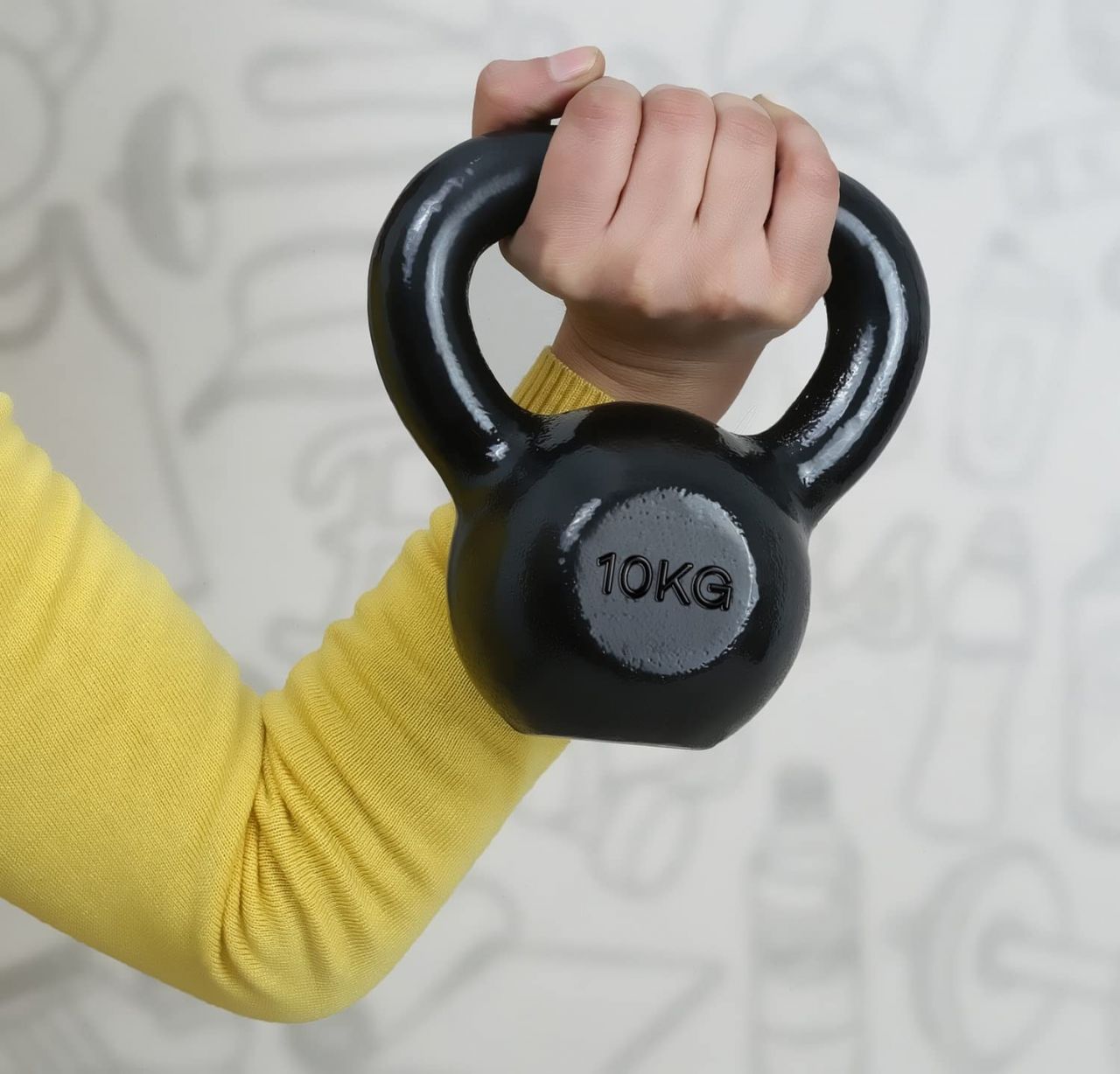 AmazonBasics cast-iron kettlebell 10kg