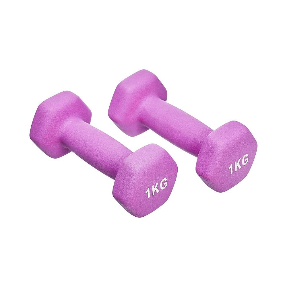 AmazonBasics Neoprene Dumbbell Pair, 2 x 1Kg