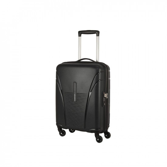 American Tourister Ivy 77 Cms Large Check-in Polypropylene (PP) Hard Sided 4 Wheeler Spinner Wheels Luggage (Black)