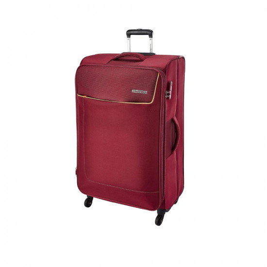 American Tourister Jamaica Polyester 80CM Wine RED Soft Suitcase