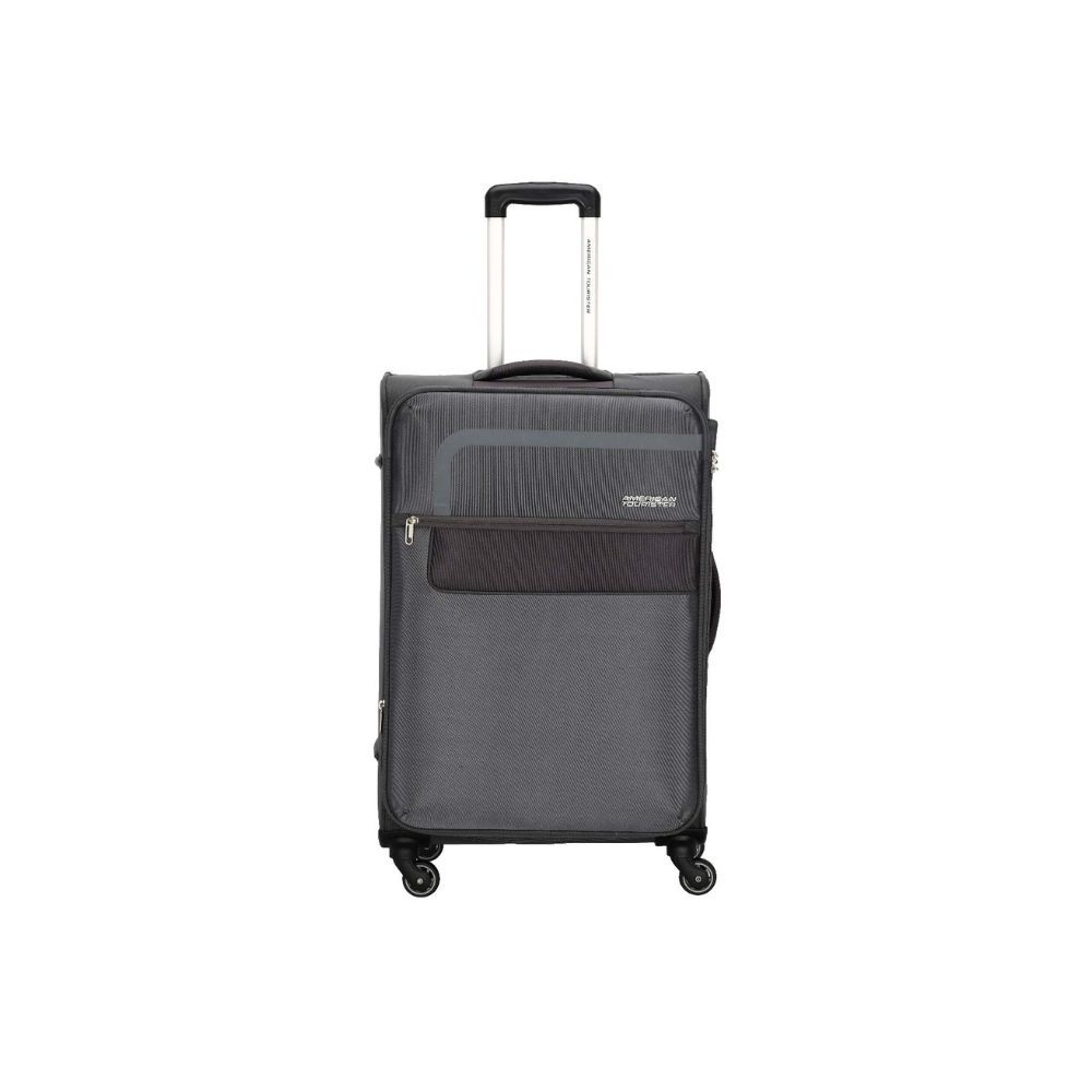 American Tourister Polyester Soft 69 Cms Softsided Check-in Luggage(Fw0 (0) 08 002_Grey)