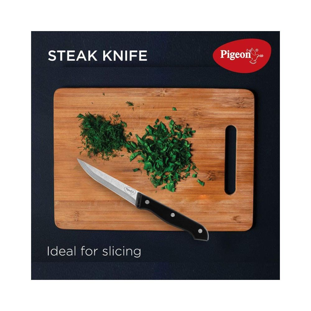 Angular Holder Pigeon by Stove Kraft Shears Kitchen Knifes 6 Piece Set with Wooden Block