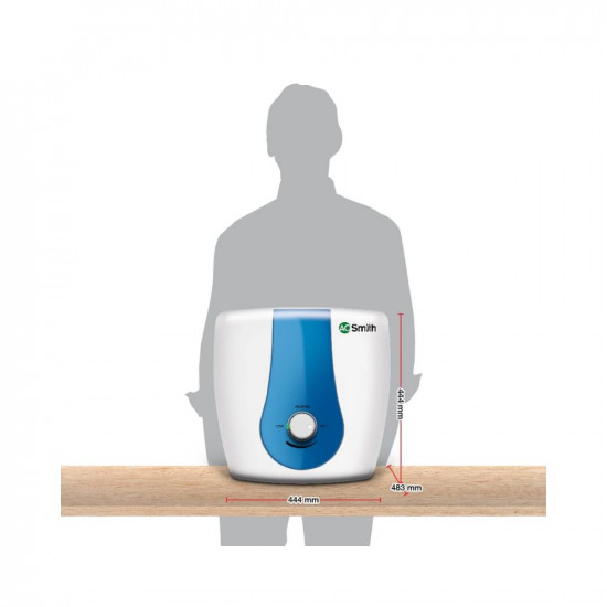 AO Smith SDS-GREEN -025 Storage 25 Litre Vertical Water Heater (Geyser) ABS Body|BEE 5 Star Superior Energy Efficiency|Enhanced Durability w/ Blue Diamond Tank Coating|Suitable High rise Buildings