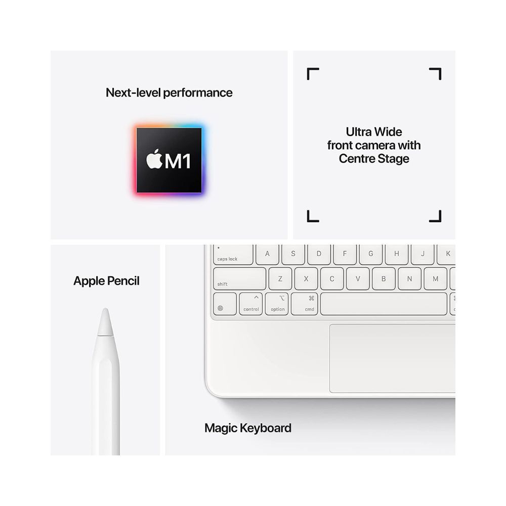 Apple 2021 iPad Pro M1 chip (11-inch/27.96 cm, Wi-Fi, 128GB) - Space Grey (3rd Generation)