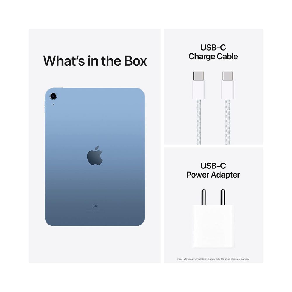 Apple 2022 10.9-inch iPad (Wi-Fi, 256GB) - Blue (10th Generation)