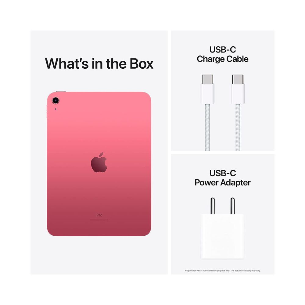 Apple 2022 10.9-inch iPad (Wi-Fi, 256GB) - Pink (10th Generation)