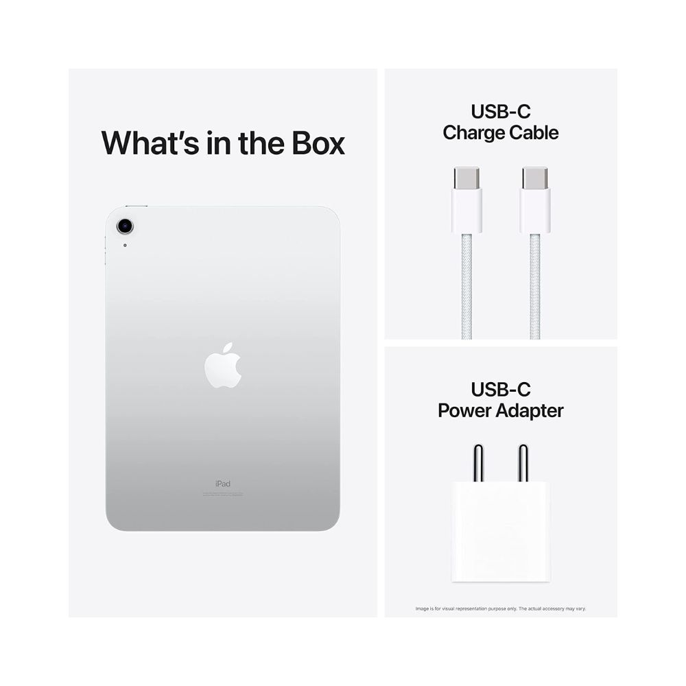 Apple 2022 10.9-inch iPad (Wi-Fi, 64GB) - Silver (10th Generation)