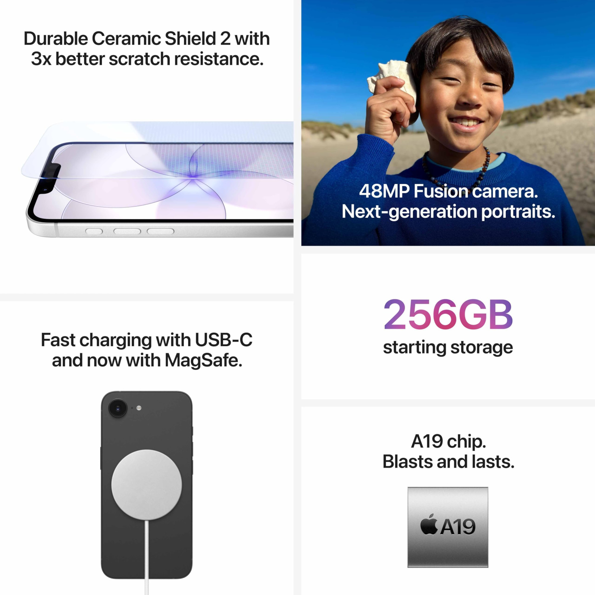 Apple iPhone 17e 256 GB Storage White