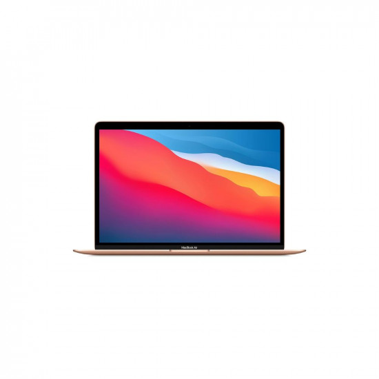 Apple MacBook Air Laptop M1 chip, 13.3-inch/33.74 cm Retina Display, 8GB RAM, 256GB SSD Storage, Backlit Keyboard, FaceTime HD Camera, Touch ID. Works with iPhone/iPad; Gold