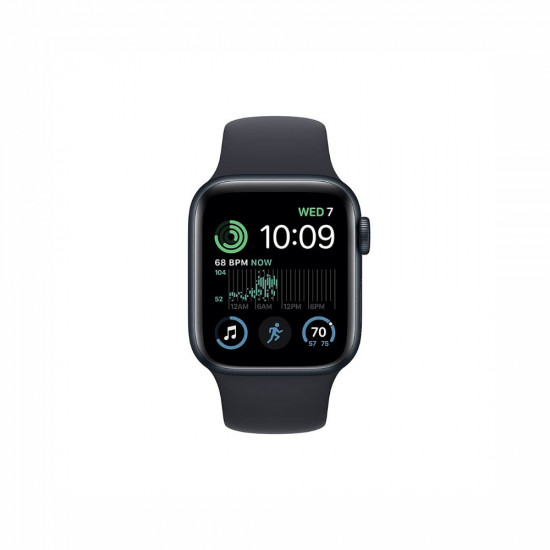 Apple Watch SE 2nd Gen GPS 40 mm Smart Watch w Midnight Aluminium Case Midnight Sport Band Fitness Sleep Tracker