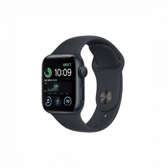 Apple Watch SE 2nd Gen GPS 40 mm Smart Watch w Midnight Aluminium Case Midnight Sport Band Fitness Sleep Tracker