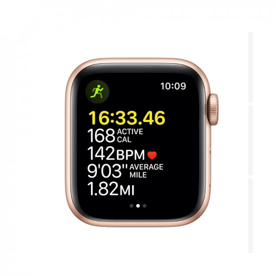 Apple Watch SE (GPS + Cellular, 40mm) - Gold Aluminium Case with Starlight Sport Band - Regular