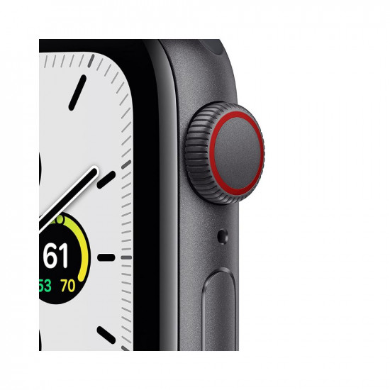 Apple Watch SE (GPS + Cellular, 40mm) - Space Grey Aluminium Case with Midnight Sport Band - Regular