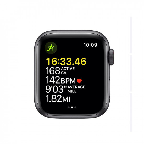 Apple Watch SE (GPS + Cellular, 40mm) - Space Grey Aluminium Case with Midnight Sport Band - Regular
