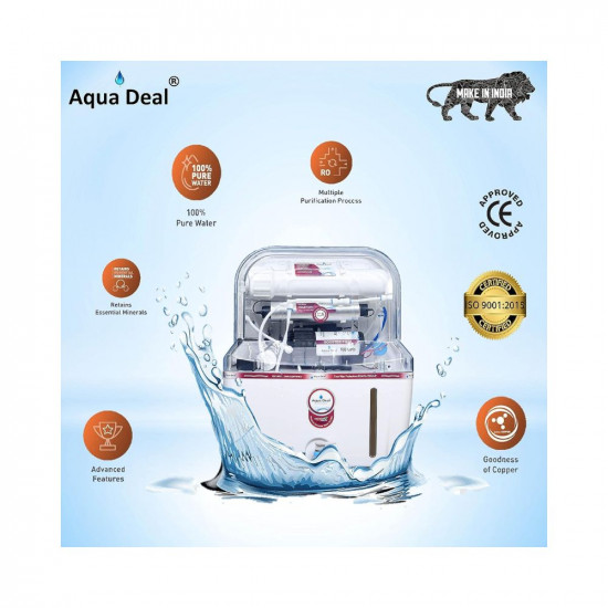 AQUA DEAL RO+UV+UF+TDS Water Purifier - 15L