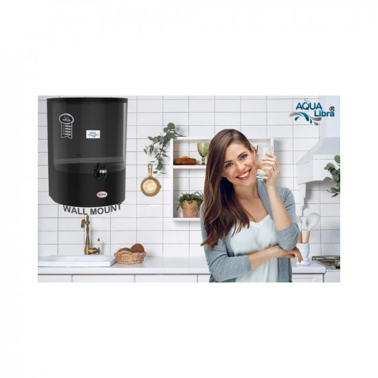 AQUA LIBRA WITH DEVICE Water Purifier with RO+COPPER+UV WITH TANK Water Purifier for Home For Kitchen - 7 Liters