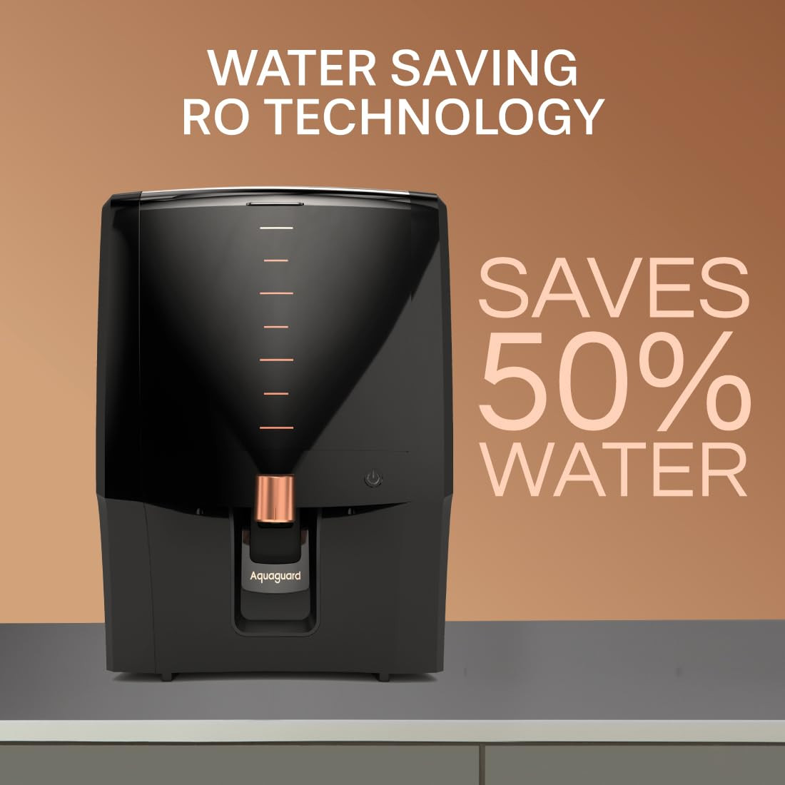 Aquaguard Aura 2X Life Needs No Service for 2 Years  Unconditional Warranty for 2 Years Filters included  8-Stage Purification  ROUVActive CopperTaste Adjuster Suitable for all Water Sources