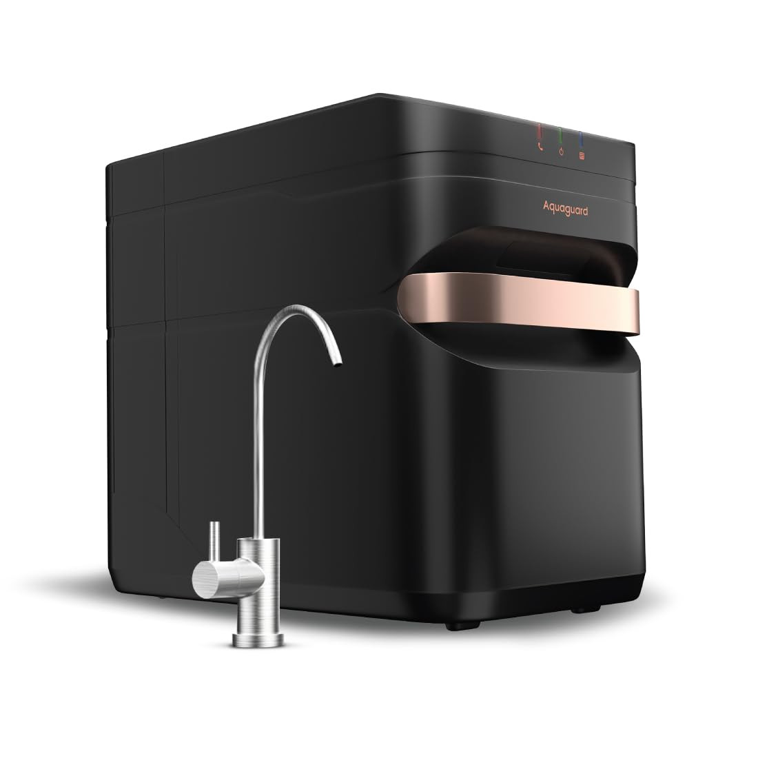 Aquaguard Designo NXT 9-Stage Under The Counter Water Purifier  Active CopperROUV Tech  Taste Adjuster  7L Storage  Inbuilt Pressure Pump  Suitable for Tanker Borewell  Municipal Water