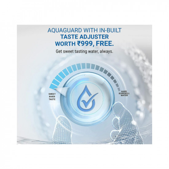 Aquasure From Aquaguard Amaze RO+UV+MTDS,7L storage water purifier