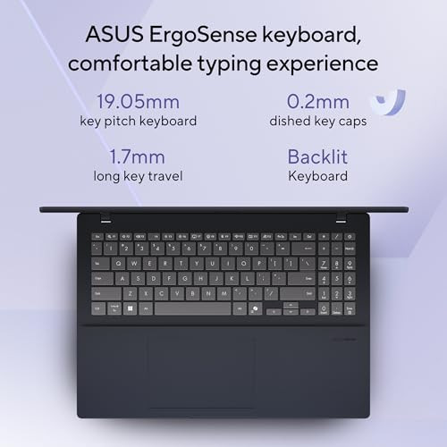 ASUS Vivobook 16 2026Snapdragon X X1 26 100 ProcessorQualcomm Adreno iGPU8GB DDR5256GB SSDFHD1640 cmWindows 11M365 Basic1YOffice 2024Quiet Blue188 KgX1607QA-MB190WSAI Laptop - Image 4