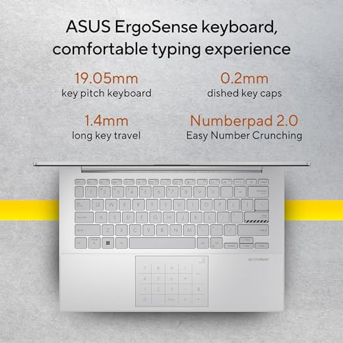 ASUS Vivobook Go 14 2026AMD Ryzen 3 30AMD Radeon iGPU8GB RAM256GB SSDFHD14355 cmWindows 11 HomeM365 Basic1 YearOffice 2024Cool Silver138 kgE1404FA-EB1762WSThin Light Laptop - Image 4