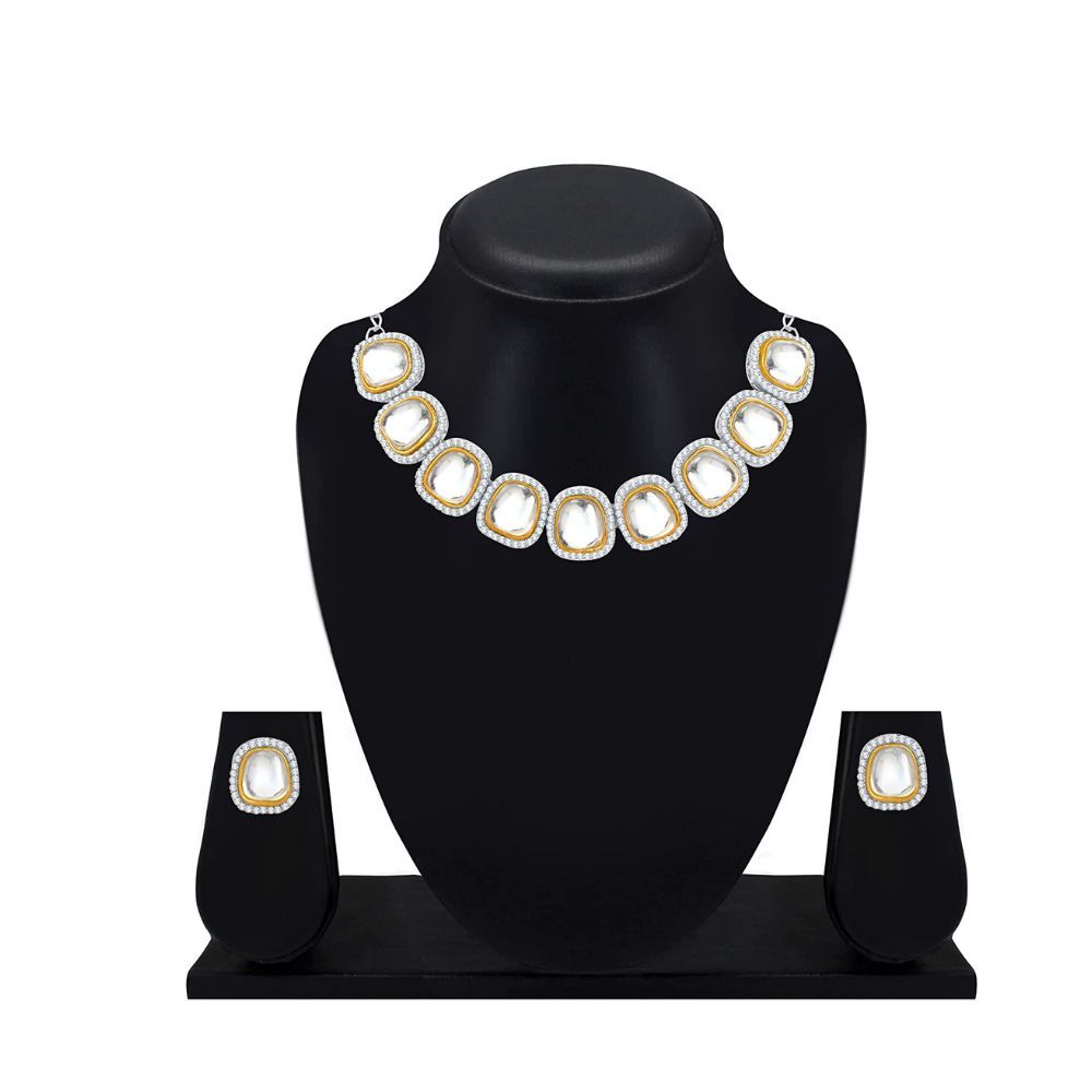Atasi International Kundan Necklace Jewellery Set
