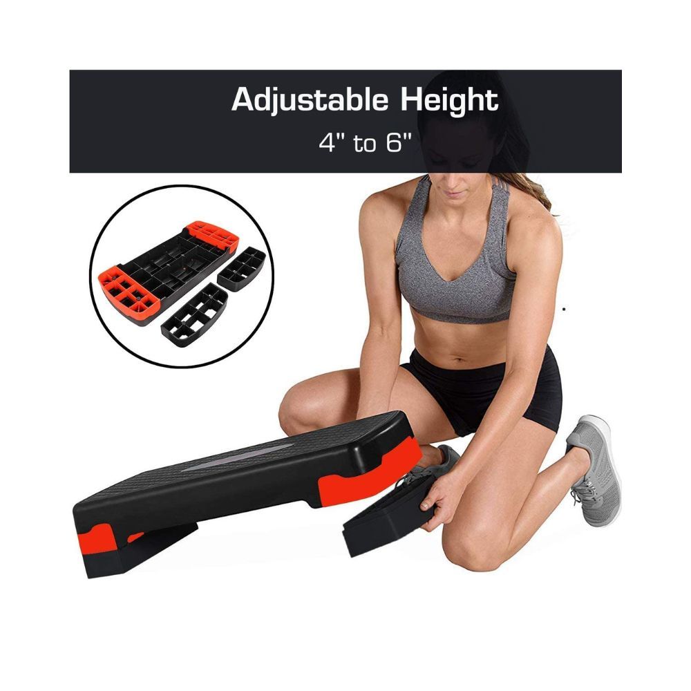 Atropos Aerobic Stepper for Cardio Workout with 2 Height Adjustments