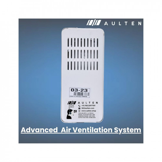AULTEN Digital Voltage Stabilizer for All Inverter and Non Inverter AC Upto 1.5 Ton AC 4 KVA 3200W 110V-290V AD057 (White)