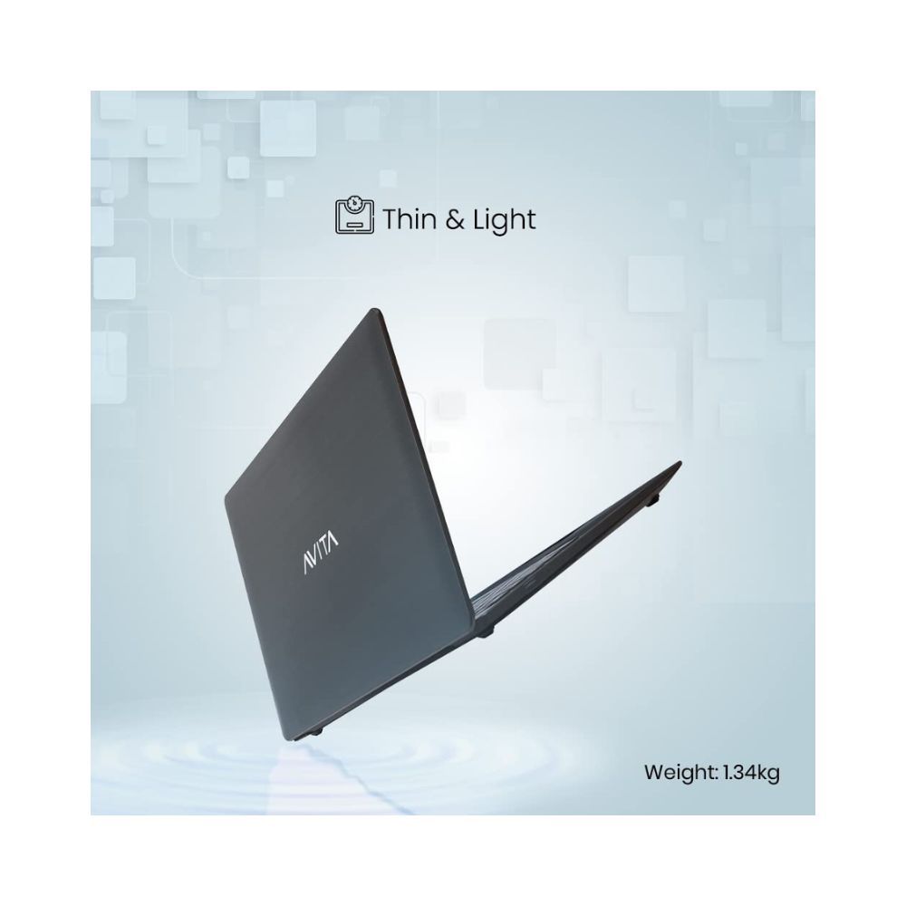 Avita Pura E14 NS14A6ING431-SGC 14 inches AMD APU Dual Core A6 Radeon R4 Thin and Light Laptop (4GB/128GB SSD)